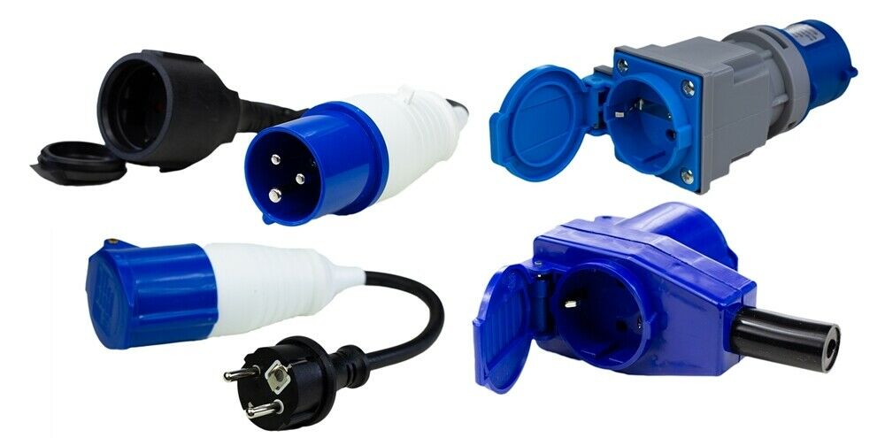 camping stecker adapter CEE Adapter Camping Stromadapter CEE Stecker Schuko Steckdose Paymali