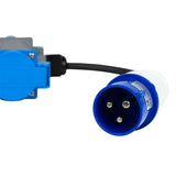 CEE Adapter Stromadapter CEE Stecker auf 3x Schukosteckdose Camping