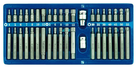 Bit Set Torx - Vielzahn - Innensechskant 40-teilig