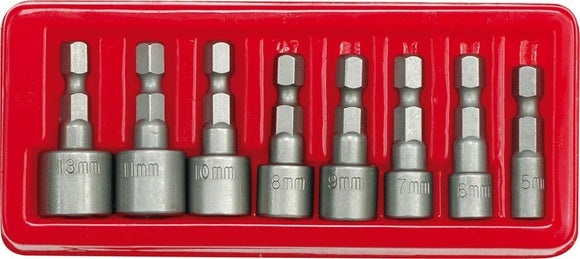 Stecknuss Bit-Satz für Bohrmaschine 5-13mm 8-teilig