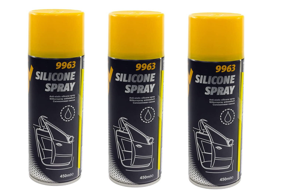 Mannol Silicone Spray 3x 450ml